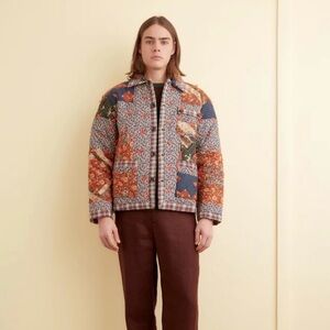 Bode Criss-cross Quilt Jacket